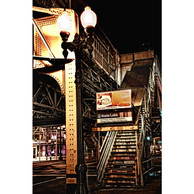 State Street Stairs - Available in Sizes up to 8' by Dale and Gail Horn