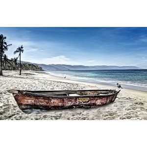 Beached Boat - Available in sizes up to 8' by Dale and Gail Horn