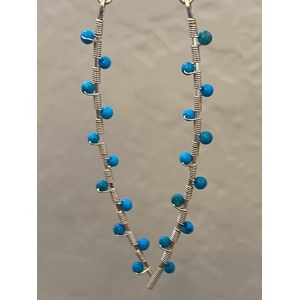 Turquoise Leila Earring by Candace Marsella