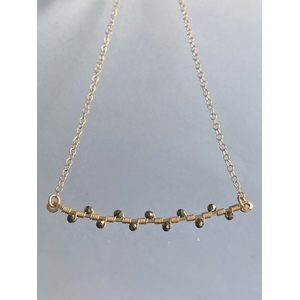 Pyrite Leila Necklace by Candace Marsella