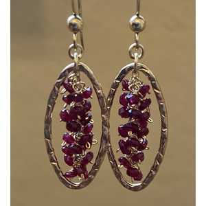 Ruby Signature Earrings by Candace Marsella