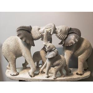 Elephant Herd by Peter Rujuwa