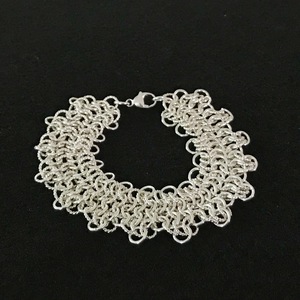 Frilly Chain Bracelet by Bernadette Szajna