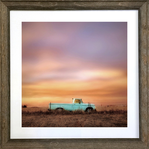 Blue Truck 30"x30" Framed $995 by Steve Wewerka