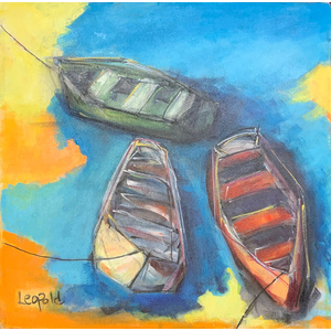 Three Boats by Bob Leopold