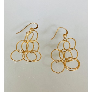 Circle Earrings by Candace Marsella
