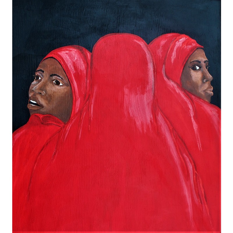 Women in Red by Joe Hudson