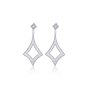 CLAIRE MEDIUM EARRINGS FILIGREE SILVER  by Liliana Olmos