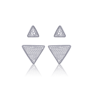 PILI EXTENSION EARRINGS FILIGREE SILVER by Liliana Olmos