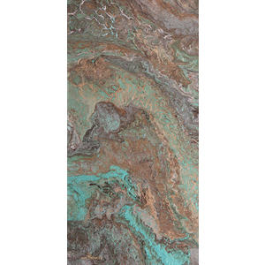 Turquoise Torrent  12 x 24 inches by Susan Knowles