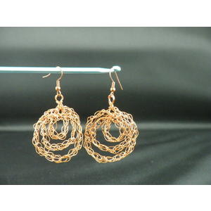 3 ring earrings by Celia Strickler