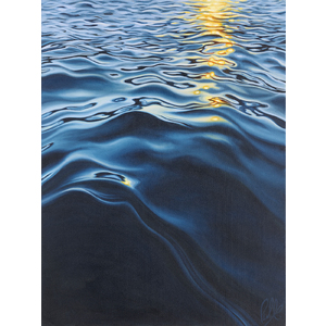 Sunlight Dancing on the Water Original Oil by Grant Pecoff