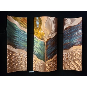 Tree of Life - 26 x 36 triptych by Daniel and Frances Hedblom