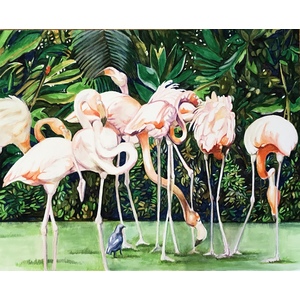 Flamingos by Linda Curtis