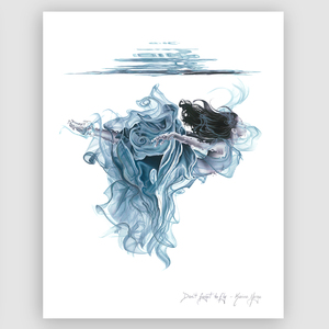 Don't forget to fly, print on paper by Karina Llergo