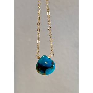 Mini Turquoise Necklace by Candace Marsella