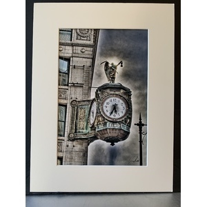 Chicago Time - Matted Print by Jamie Rood