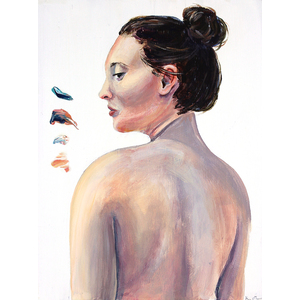 Emily Amused, 9x12'' by Katherine OTruk