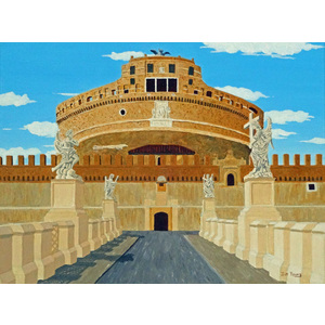Castel Sant'Angelo 12 x 9 by Jim Young