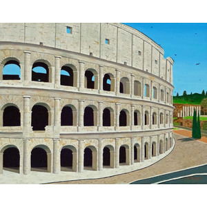 Roman Colosseum 14 x 11 by Jim Young