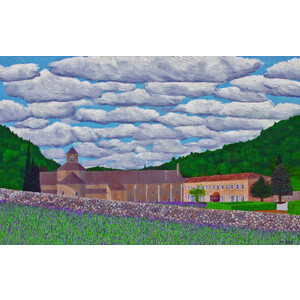 Abbaye de Senanque, Provence, 17 x 10 5/8 by Jim Young