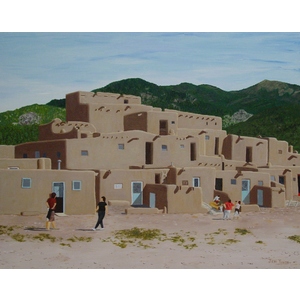 Taos Pueblo 20 x 16 by Jim Young