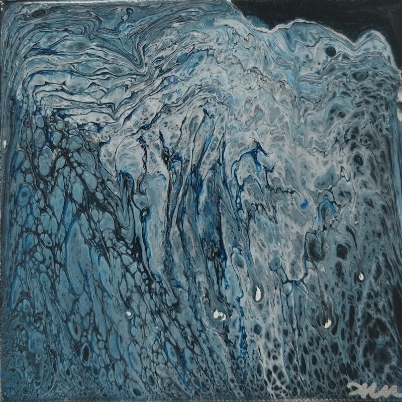 Icicles 6" x 6" by Anne Hlavac