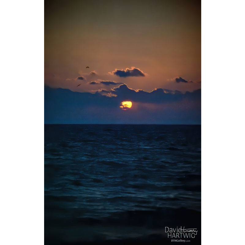 Ocean Sunrise by David Timothy Hartwig