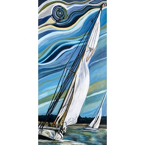 Pickle Boat - Limited- Edition Reproduction on Canvas by Toril Fisher