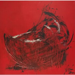 Red Basket (Aka "Half Moon") by Justin Stankus