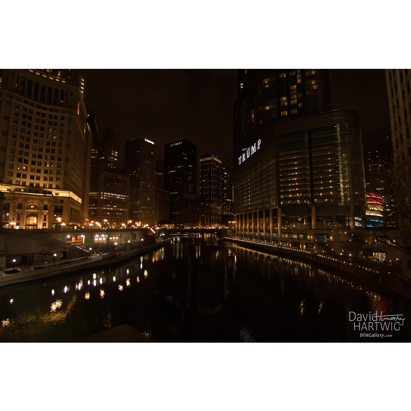 Riverwalk in Chicago by David Timothy Hartwig