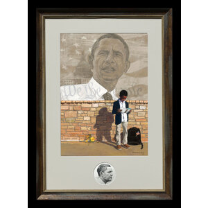In His Shadow - PRESIDENT BARACK OBAMA by Richard Wilson