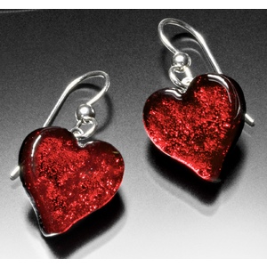 Satori Heart Earrings by Stephanie Tantillo