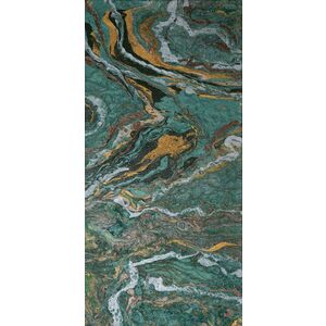 Emerald Surge  12 x 24 inches by Susan Knowles