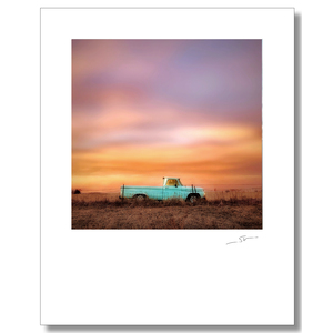 Blue Truck 16"x20" archival Print by Steve Wewerka