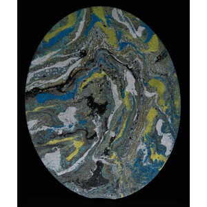 Complexity  16 x 20 inches Oval by Susan Knowles