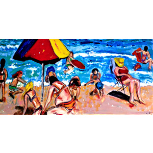 Beach Playtime by Marlene Kurland