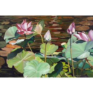 Lotus Gardens Bangkok by Linda Curtis