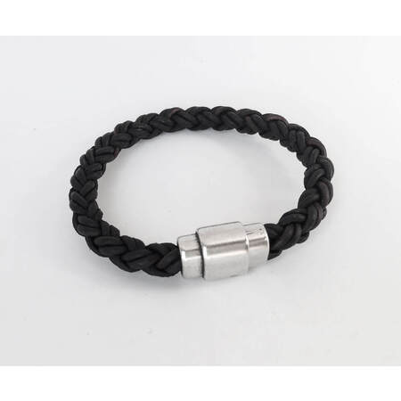 Medium braided bracelet blk opt