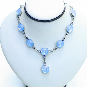 Square Nugget  Drop Necklace  by Barbara  Weinreb