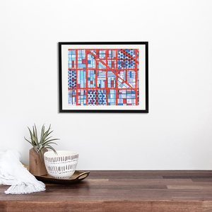 Chicago Logan Square Giclee Print - 16x20" (Sold Unframed) by Jennifer Carland