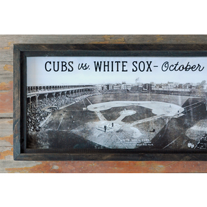 Cubs vs. White Sox 1909 Game by Amy Manning