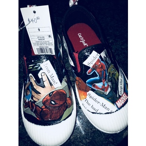 Comic book shoes by Christine  Brown