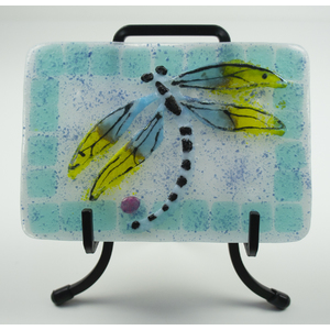 #1134B Small Dragonfly Tile by Michelle Rial