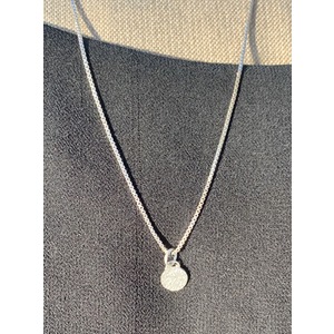 Tiny Fine Silver Dot necklace by Jay Andrew Lensink