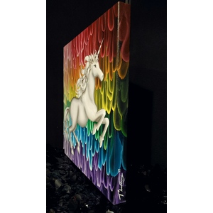 Rainbow Unicorn by Peter Thaddeus