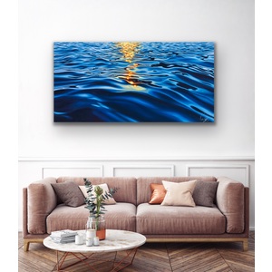 Sparkles Within the Blue Limited-Edition on Canvas by Grant Pecoff