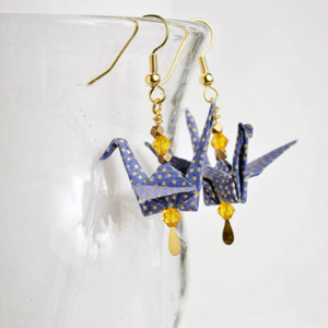 Gold Dangle Earrings by Vicki Bolen