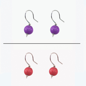 Poquito Tagua Earrings by Ande Axelrod