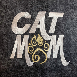 Cat Mom Flannel Shirt by Cyndi Jensen